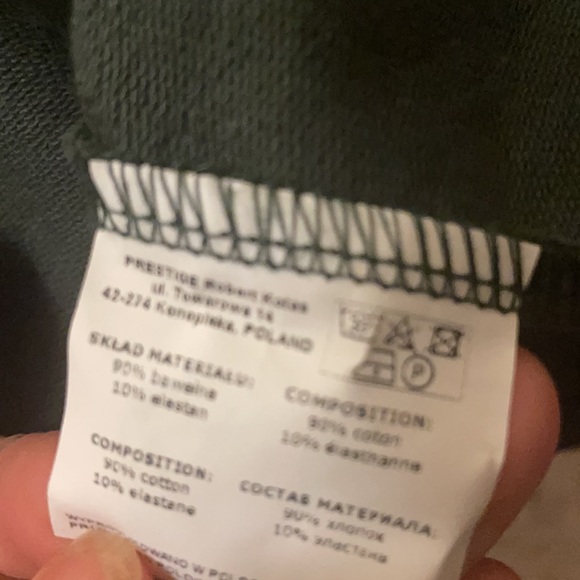 MOD (Made of Emotions) European made asymmetrical turtle neck top - Picture 7 of 8